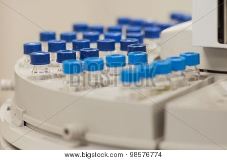 Sample Vial In Gc Autosamplers Rack