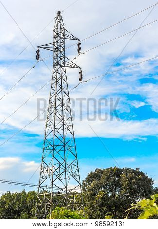 High Voltage Electricity Pylon