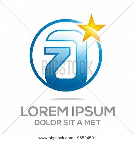 Logo vector Letter A Alphabet