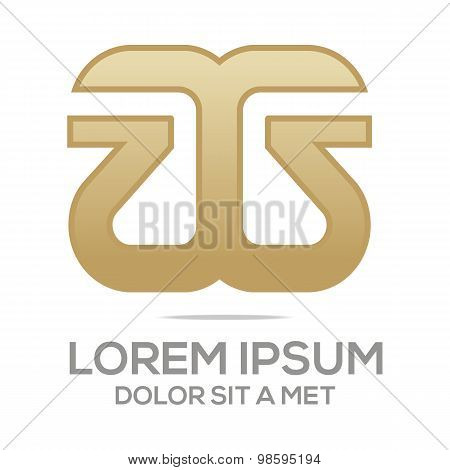 Logo vector Letter A Alphabet