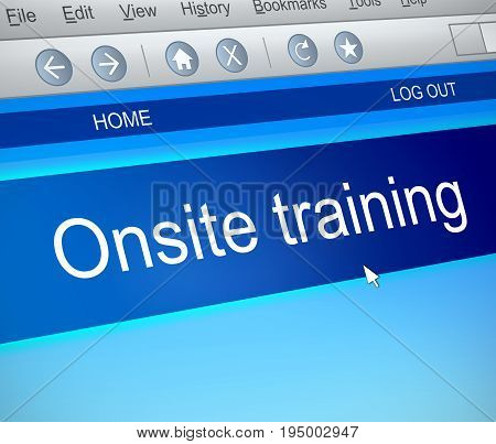 Onsite Training Concept.