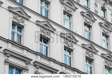 Old Residential Building Facade - Restored Facade