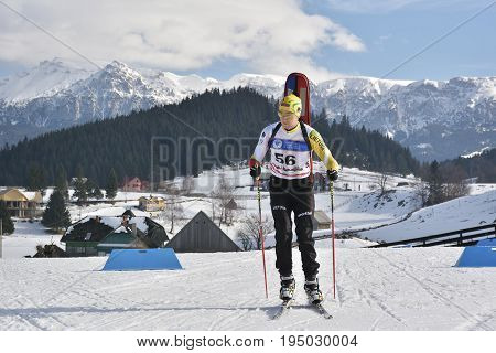 Cheile Gradistei, Roamania - January 30: Unknown Competitor In Ibu Youth&junior World Championships