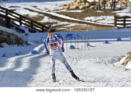 Cheile Gradistei, Roamania - January 30: Unknown Competitor In Ibu Youth&junior World Championships