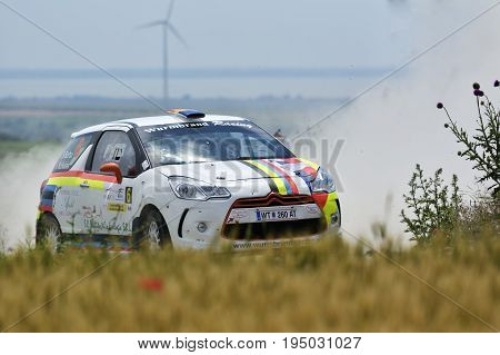 Tulcea, Romania - June 9-11: Danube Delta Rally Special Trial Windfarm On June 9-11, 2016 In Tulcea,