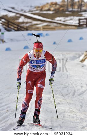 Cheile Gradistei, Roamania - January 30: Unknown Competitor In Ibu Youth&junior World Championships