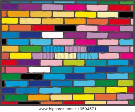 背景复古从五颜六色的砖