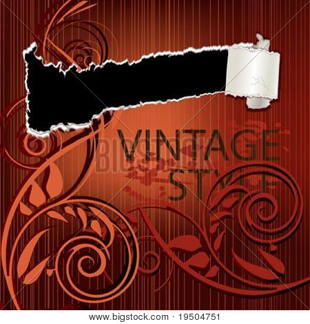 复古风格。矢量插图。