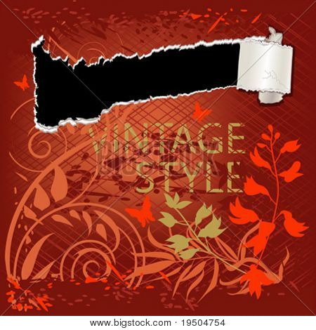 复古风格。矢量插图。