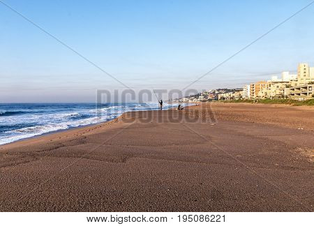 Tranquill Early Morning Coastal Landscape In South Africa