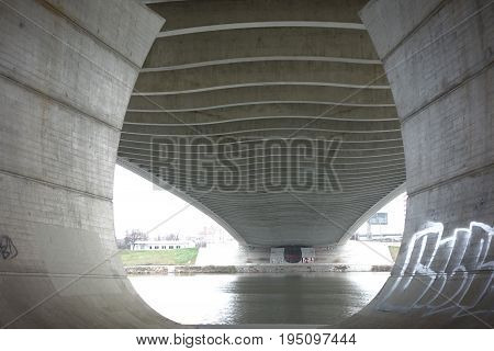 The new bridge in Troja Prague, a little different look