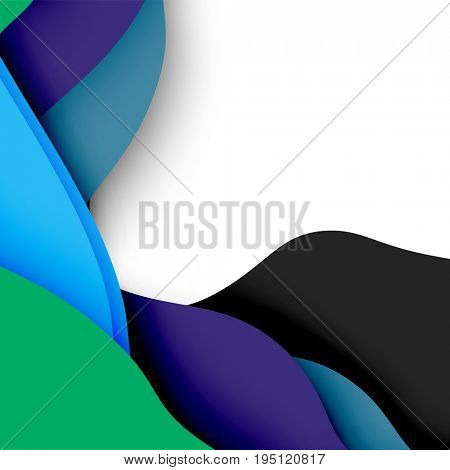 3d abstract background with cut shapes, business presentation, flyer template