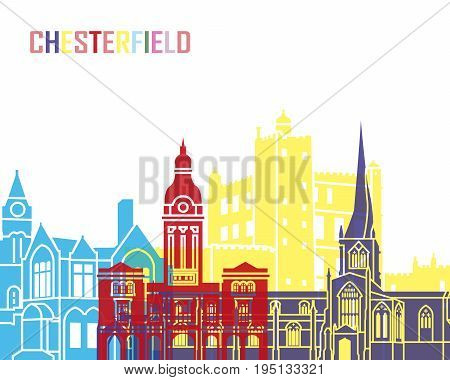 Chesterfield Uk Skyline Pop