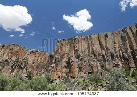 Ihlara Valley In Cappadocia, Turkey