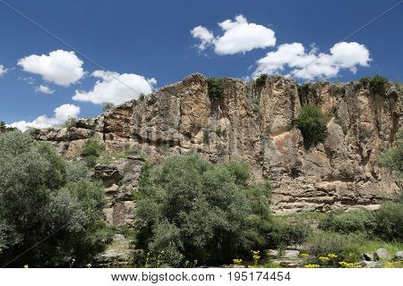 Ihlara Valley In Cappadocia, Turkey