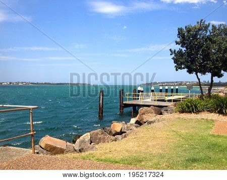Scene Of Swansea, Lake Macquarie Nsw Australia.