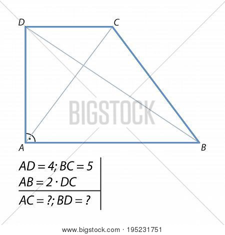 the problem of finding a diagonal trapezoid