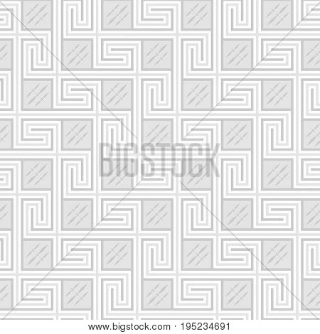 Simple non-tangential gray pattern with dragonflies and geometric patterns