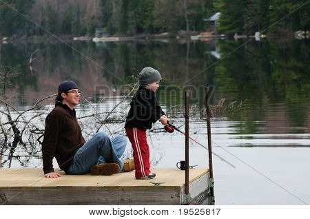 Angeln mit Papa