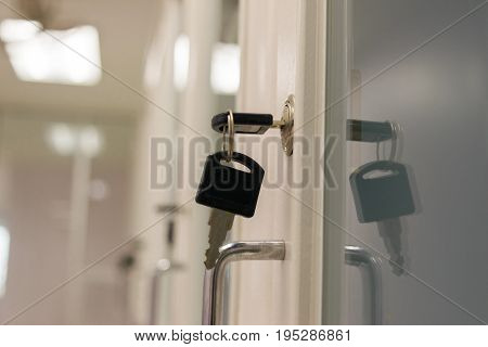 Key lock cabinet keep document In the office
