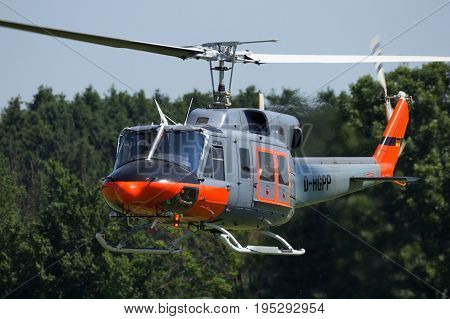 Bell 212 Helicopter Flying