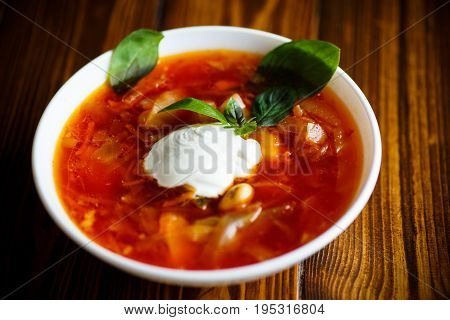 Red Vegetable Soup With Beetroot