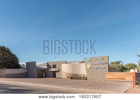 UPINGTON SOUTH AFRICA - JUNE 11 2017: An eye hospital in Upington a town in the Northern Cape Province