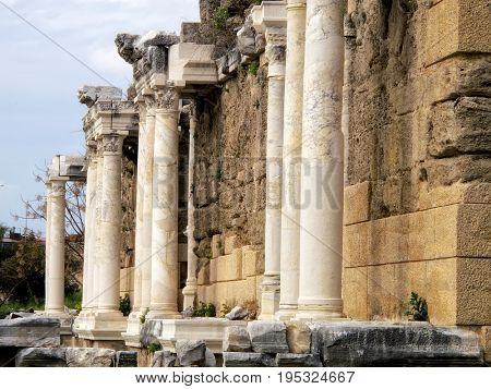 detail from Roman archaelogical site in Alanya
