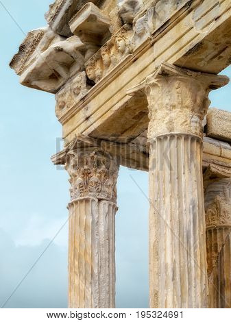 detail from Roman archaelogical site in Alanya