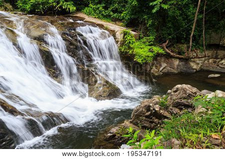 beautiful khao soidao waterfall at chanthaburi, Thailand