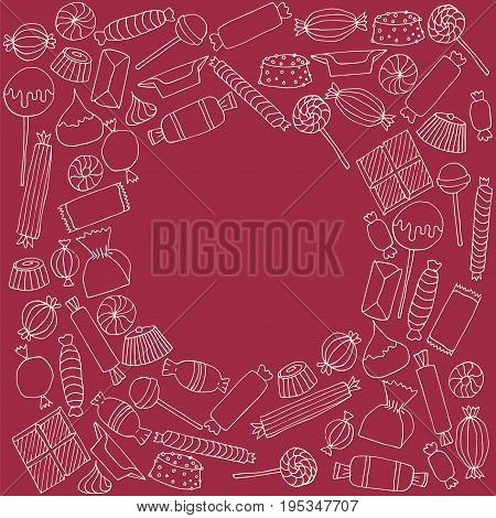Hand Drawn Candy Set