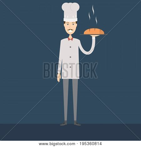 Baker Character | set of vector character illustration use for human, profession, business, marketing and much more.The set can be used for several purposes like: websites, print templates, presentation templates, and promotional materials.