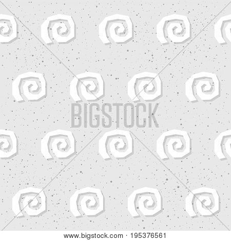 Geometric Spiral Seamless Pattern Background.