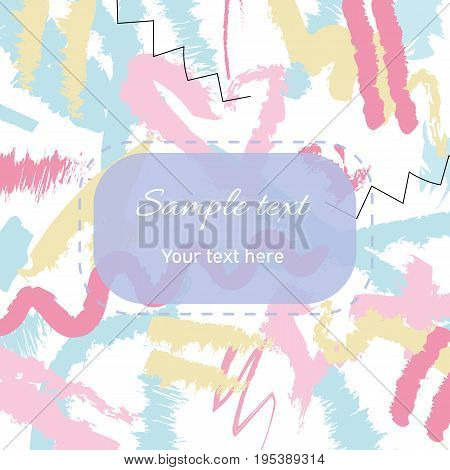 Set of creative universal art posters or cards. Hand Drawn textures. Wedding anniversary birthday Valentin s day party invitations covers decor elements.