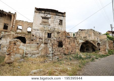 Old Houses In Avanos Town, Turkey