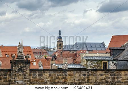 View of Bamber from cathedral square Germany