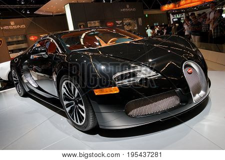 Bugatti Veyron Sang Noir Sports Car