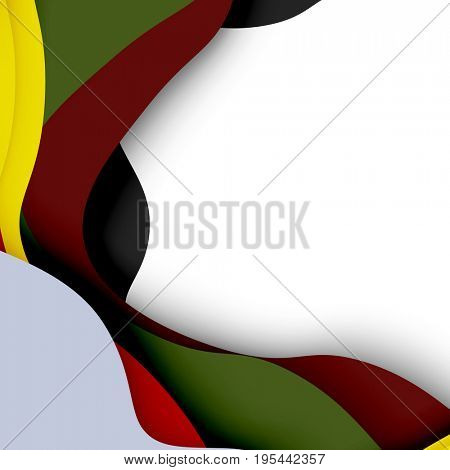 3d abstract background with cut shapes, business presentation, flyer template