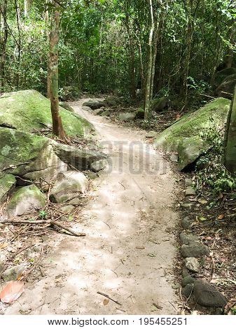 nature walkway in Khao Chamao , Rayong , Thailand