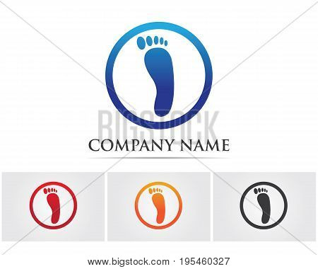 foot Logo Template LOGO and symbols template