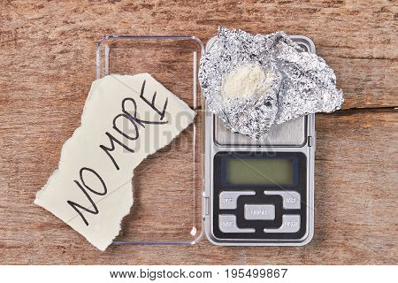 No more narcotics in healthy lifestyle. Do not waste your life on drugs.