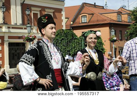 International Intangible Cultural Heritage Festival ''LAUKSNOS '' 07.15.2017 KLAIPEDA. (BISTRITSA BULGARIA)