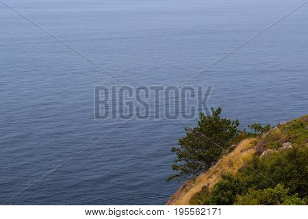 Wild Rocky Coast On Western Sweden