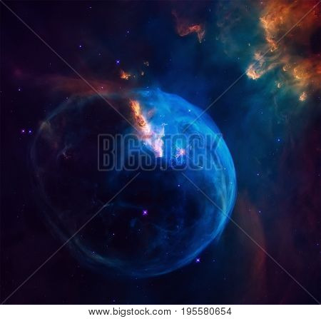The Bubble Nebula In The Constellation Cassiopeia.