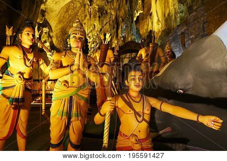 Batu Caves in Kulala Lumpur, Malaysia, Asia