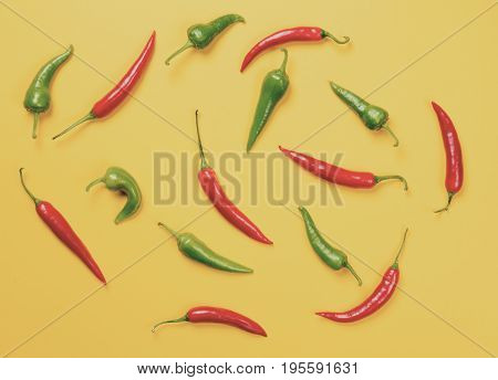 Above View At Chili Pepper