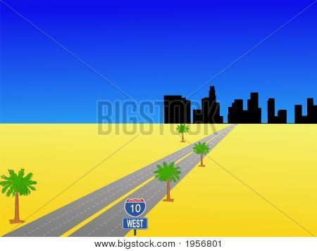 Los Angeles et Interstate 10