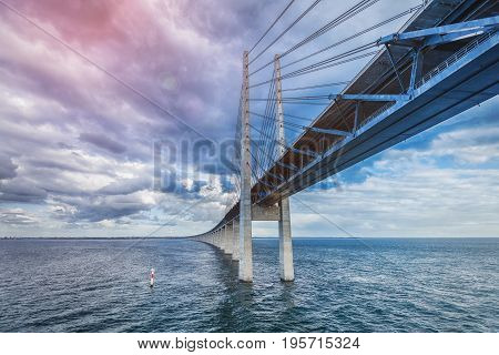 The bridge between Denmark and Sweden, Oresundsbron