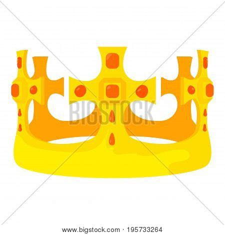 Crown Prince icon. Cartoon illustration of crown prince vector icon for web