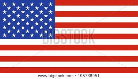 American flag vector illustration graphic. USA flag